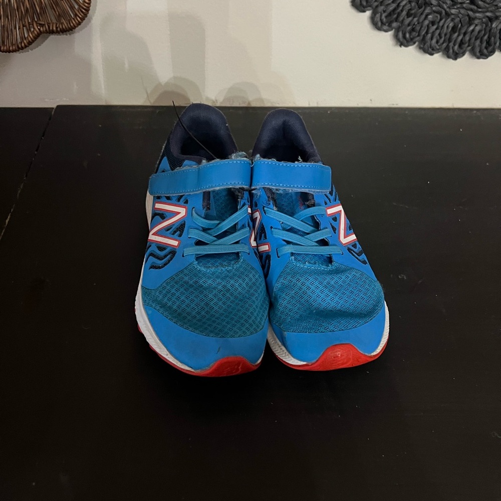 New Balance Kids' Sneakers in Blue and Red -size 2